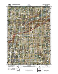 Hudsonville West Michigan Historical topographic map, 1:24000 scale, 7.5 X 7.5 Minute, Year 2011