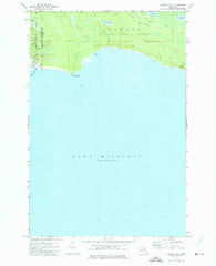 Hughes Point Michigan Historical topographic map, 1:24000 scale, 7.5 X 7.5 Minute, Year 1972
