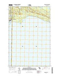 Hughes Point Michigan Historical topographic map, 1:24000 scale, 7.5 X 7.5 Minute, Year 2014