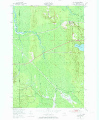 Hulbert Michigan Historical topographic map, 1:24000 scale, 7.5 X 7.5 Minute, Year 1951