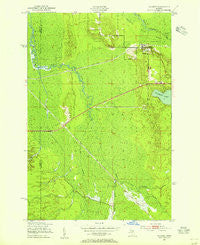 Hulbert Michigan Historical topographic map, 1:24000 scale, 7.5 X 7.5 Minute, Year 1951