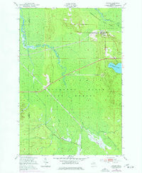 Hulbert Michigan Historical topographic map, 1:24000 scale, 7.5 X 7.5 Minute, Year 1951