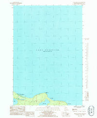 Huron Mountain Michigan Historical topographic map, 1:24000 scale, 7.5 X 7.5 Minute, Year 1985
