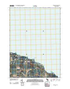 Huron City Michigan Historical topographic map, 1:24000 scale, 7.5 X 7.5 Minute, Year 2011
