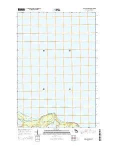 Huron Mountain Michigan Historical topographic map, 1:24000 scale, 7.5 X 7.5 Minute, Year 2014