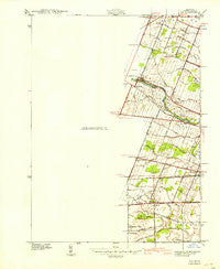 Ida Michigan Historical topographic map, 1:24000 scale, 7.5 X 7.5 Minute, Year 1940