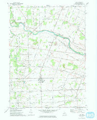 Ida Michigan Historical topographic map, 1:24000 scale, 7.5 X 7.5 Minute, Year 1972