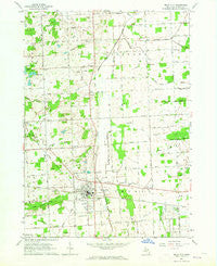 Imlay City Michigan Historical topographic map, 1:24000 scale, 7.5 X 7.5 Minute, Year 1963