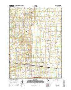 Imlay City Michigan Historical topographic map, 1:24000 scale, 7.5 X 7.5 Minute, Year 2014