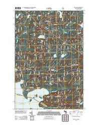 Imp Lake Michigan Historical topographic map, 1:24000 scale, 7.5 X 7.5 Minute, Year 2011