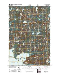 Imp Lake Michigan Historical topographic map, 1:24000 scale, 7.5 X 7.5 Minute, Year 2011
