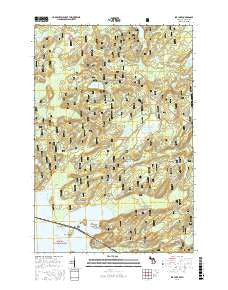 Imp Lake Michigan Current topographic map, 1:24000 scale, 7.5 X 7.5 Minute, Year 2017