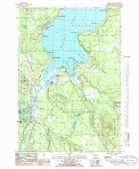 Indian River Michigan Historical topographic map, 1:24000 scale, 7.5 X 7.5 Minute, Year 1986