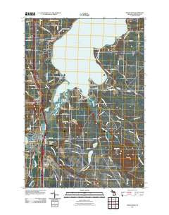 Indian River Michigan Historical topographic map, 1:24000 scale, 7.5 X 7.5 Minute, Year 2011