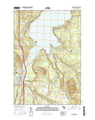 Indian River Michigan Current topographic map, 1:24000 scale, 7.5 X 7.5 Minute, Year 2017
