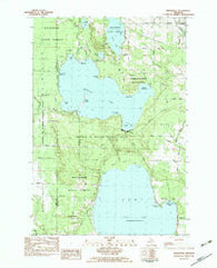 Indianville Michigan Historical topographic map, 1:25000 scale, 7.5 X 7.5 Minute, Year 1982