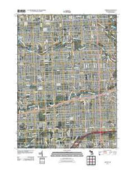 Inkster Michigan Historical topographic map, 1:24000 scale, 7.5 X 7.5 Minute, Year 2011