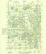 Inkster Michigan Historical topographic map, 1:31680 scale, 7.5 X 7.5 Minute, Year 1936