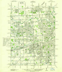 Inkster Michigan Historical topographic map, 1:31680 scale, 7.5 X 7.5 Minute, Year 1936