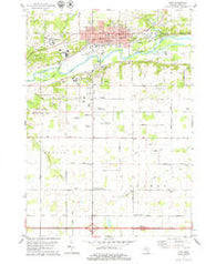 Ionia Michigan Historical topographic map, 1:24000 scale, 7.5 X 7.5 Minute, Year 1978