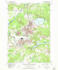 Iron Mountain Michigan Historical topographic map, 1:24000 scale, 7.5 X 7.5 Minute, Year 1955