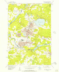 Iron Mountain Michigan Historical topographic map, 1:24000 scale, 7.5 X 7.5 Minute, Year 1955