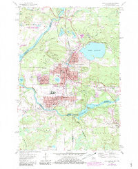 Iron Mountain Michigan Historical topographic map, 1:24000 scale, 7.5 X 7.5 Minute, Year 1955