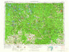 Iron Mountain Michigan Historical topographic map, 1:250000 scale, 1 X 2 Degree, Year 1954