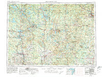 Iron Mountain Michigan Historical topographic map, 1:250000 scale, 1 X 2 Degree, Year 1954