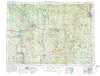 Iron Mountain Michigan Historical topographic map, 1:250000 scale, 1 X 2 Degree, Year 1954