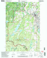 Iron River Michigan Historical topographic map, 1:24000 scale, 7.5 X 7.5 Minute, Year 1999