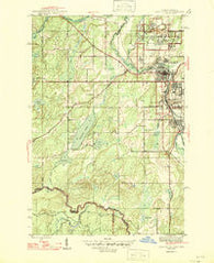Iron River Michigan Historical topographic map, 1:31680 scale, 7.5 X 7.5 Minute, Year 1946