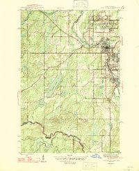 Iron River Michigan Historical topographic map, 1:31680 scale, 7.5 X 7.5 Minute, Year 1946