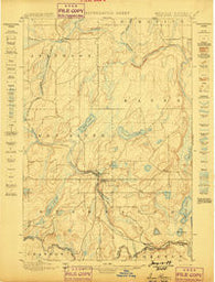 Iron River Michigan Historical topographic map, 1:62500 scale, 15 X 15 Minute, Year 1898