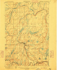 Iron River Michigan Historical topographic map, 1:62500 scale, 15 X 15 Minute, Year 1898