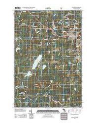 Iron River Michigan Historical topographic map, 1:24000 scale, 7.5 X 7.5 Minute, Year 2011