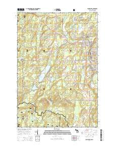 Iron River Michigan Historical topographic map, 1:24000 scale, 7.5 X 7.5 Minute, Year 2014