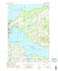 Ironton Michigan Historical topographic map, 1:25000 scale, 7.5 X 7.5 Minute, Year 1983