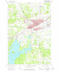 Ironwood Michigan Historical topographic map, 1:24000 scale, 7.5 X 7.5 Minute, Year 1955