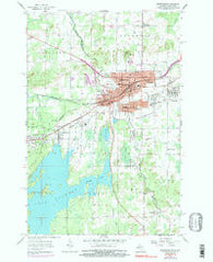 Ironwood Michigan Historical topographic map, 1:24000 scale, 7.5 X 7.5 Minute, Year 1955