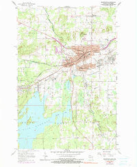 Ironwood Michigan Historical topographic map, 1:24000 scale, 7.5 X 7.5 Minute, Year 1955