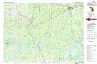 Ironwood Michigan Historical topographic map, 1:100000 scale, 30 X 60 Minute, Year 1980