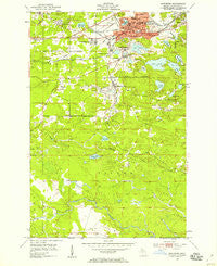 Ishpeming Michigan Historical topographic map, 1:24000 scale, 7.5 X 7.5 Minute, Year 1952
