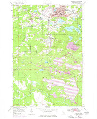 Ishpeming Michigan Historical topographic map, 1:24000 scale, 7.5 X 7.5 Minute, Year 1952