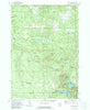 Island Lake Michigan Historical topographic map, 1:24000 scale, 7.5 X 7.5 Minute, Year 1972