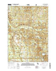 Island Lake Michigan Historical topographic map, 1:24000 scale, 7.5 X 7.5 Minute, Year 2014