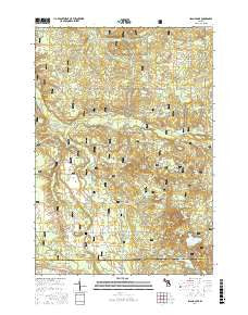 Island Lake Michigan Current topographic map, 1:24000 scale, 7.5 X 7.5 Minute, Year 2017