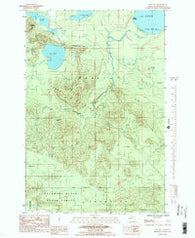 Ives Hill Michigan Historical topographic map, 1:24000 scale, 7.5 X 7.5 Minute, Year 1984
