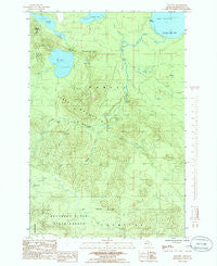 Ives Hill Michigan Historical topographic map, 1:24000 scale, 7.5 X 7.5 Minute, Year 1984