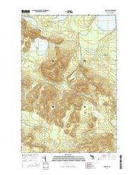 Ives Hill Michigan Historical topographic map, 1:24000 scale, 7.5 X 7.5 Minute, Year 2014